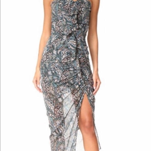 Veronica Beard Peyton Silk Strapless Ruched Dress - Picture 2 of 4